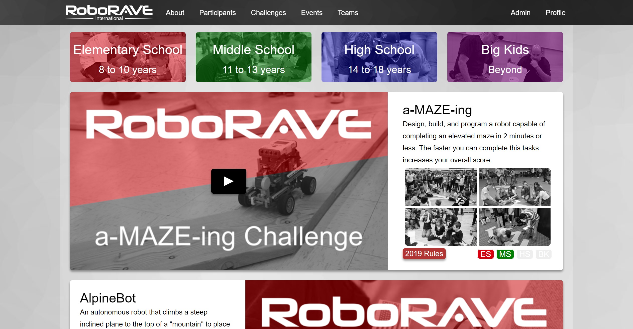 RoboRAVE Challenges